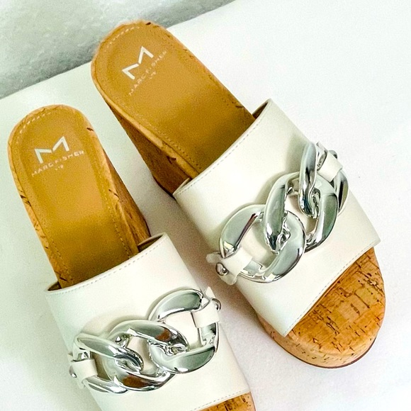 Marc Fisher LTD Vaneda Platform Slide Sandals - Picture 2 of 15